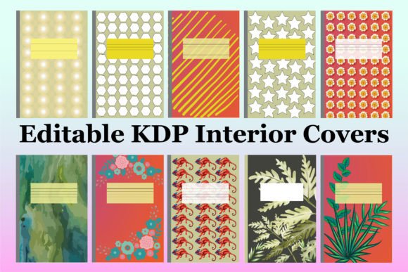 Download Editable KDP Interior Cover for Notebook - Premium Resources