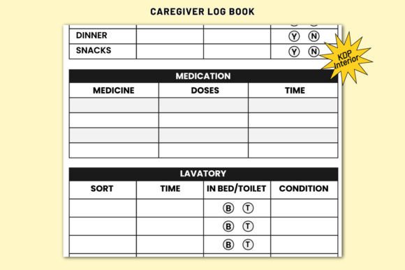Download Caregiver Daily Log Book - Book Collection
