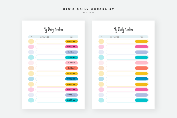 Download Daily Checklist Chore Chart for Kids - Kids Collection