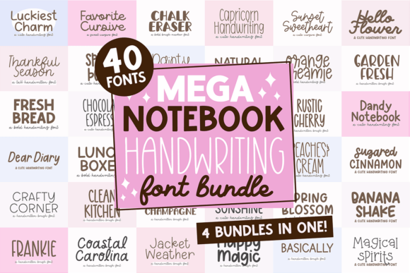 Download Mega Notebook Handwriting Bundle - Book Collection
