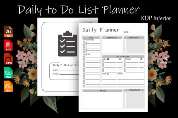 Download To Do List Planner Editable KDP Interior - Premium Resources