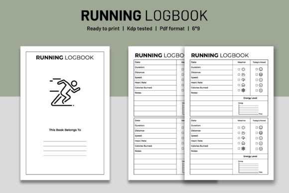 Download Running Log Book KDP Interior Vol.1 - Book Collection