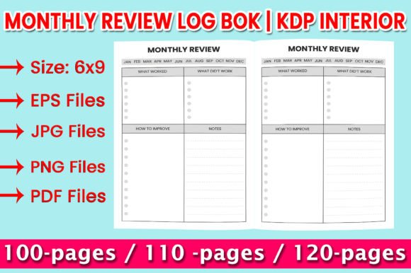 Download Monthly Review | KDP Interior - Monthly review Collection
