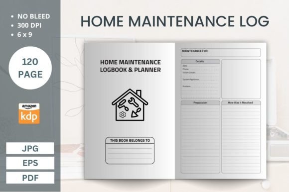 Download Home Maintenace Logbook - Book Collection
