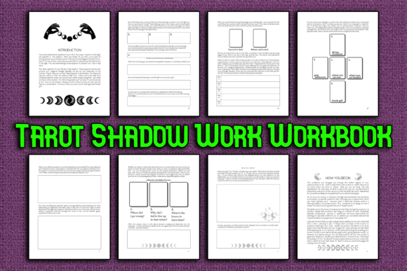 Download Tarot Shadow Work Workbook Journal KDP - Book Collection