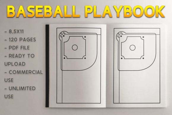 Download Baseball Playbook | KDP Template - Book Collection