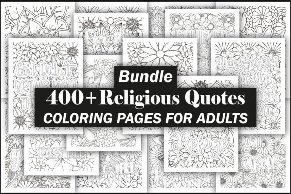 Download Religious Quotes Coloring Book Bundle - Book Collection