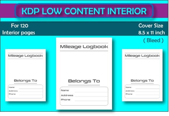 Download Mileage Low Content Interior KDP Book - Book Collection