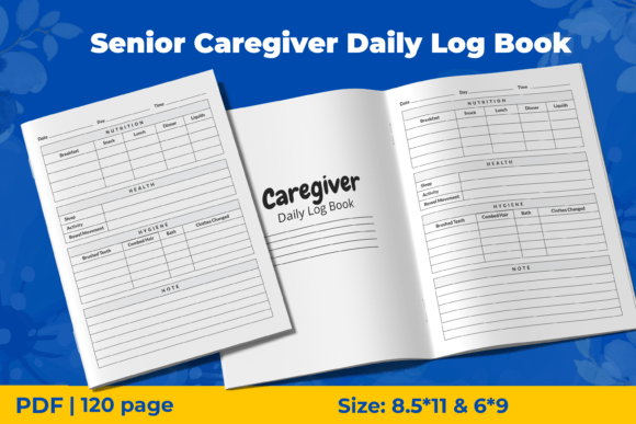 Download Senior Caregiver Daily Log Book Interior - Book Collection