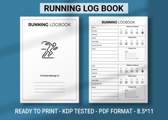 Download Running Log Book KDP Interior - Book Collection