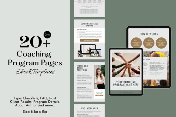 Download Coaching Program Templates | Canva Ebook - Book Collection
