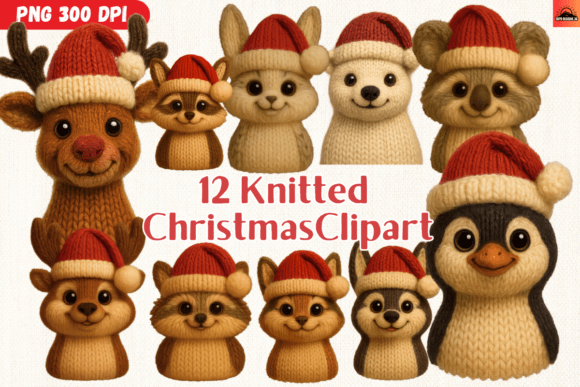 Download Ultimate Knitted Christmas Animal Png - Christmas Collection