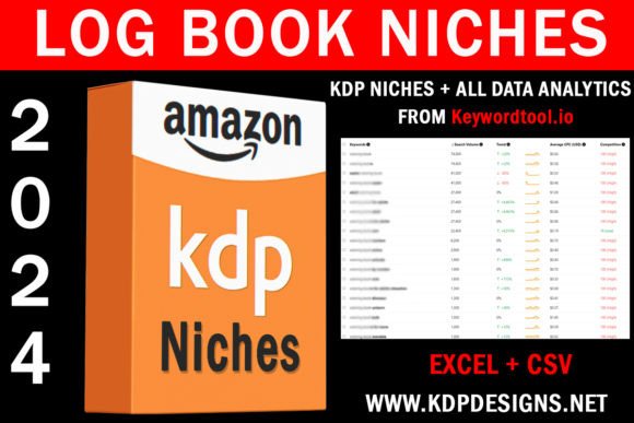 Download Amazon KDP Log Book Niches 2024 - Book Collection