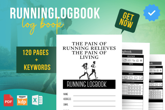 Download Running Logbook Weekly Running Log | KDP - Book Collection
