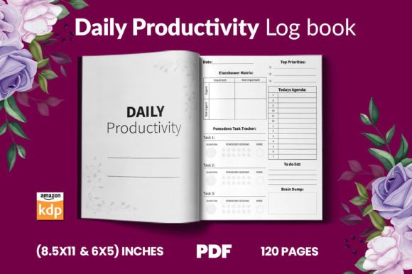 Download Daily Productivity Log Book - Book Collection