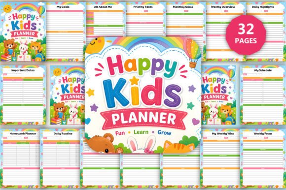 Download Happy Kids Planner - Kids Collection