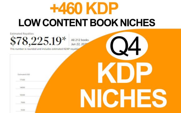 Download +460 KDP Low Content Book Niches for Q4 - Book Collection