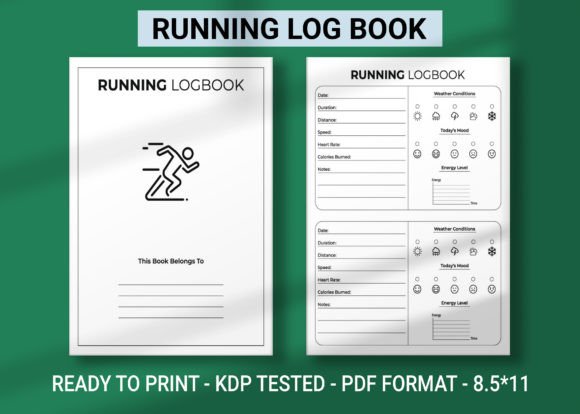 Download Running Log Book KDP Interior Vol.2 - Book Collection