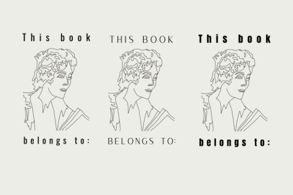 Download Woman Reading - This Book Belongs to - Book Collection
