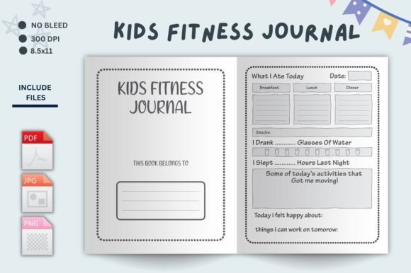 Download Kids Fitness Log - Kdp Interior - Kids Collection