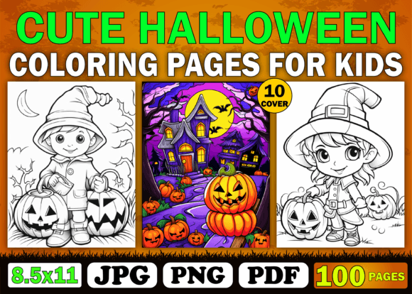 Download Cute Halloween Coloring Pages for Kids - Kids Collection