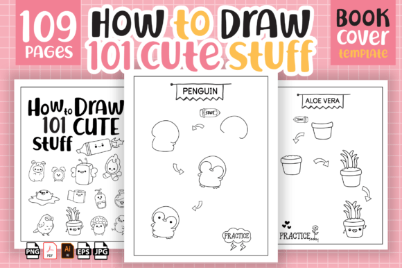 Download How to Draw 101 Cute Stuff for Kids - KDP - Kids Collection