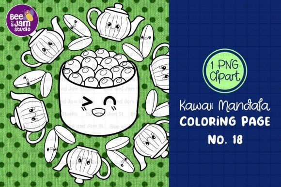 Download KDP Kids Coloring Kawaii Mandala-18 - Kids Collection