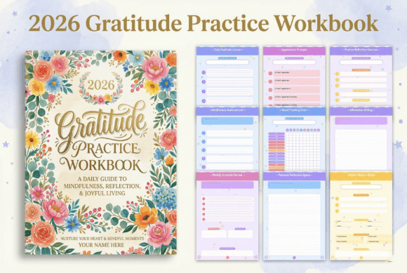 Download 🌸2026 Gratitude Practice Workbook✨📘 - Book Collection