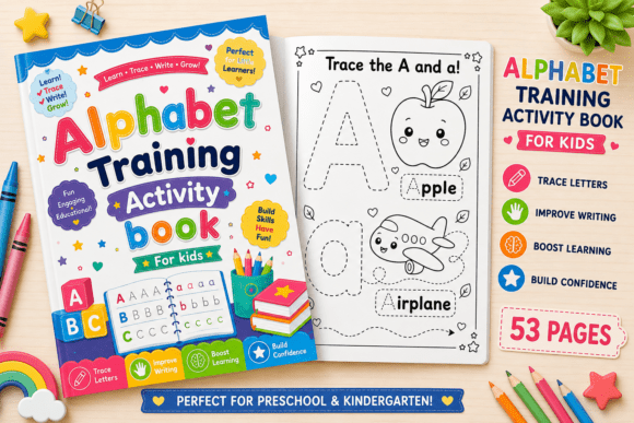Download Alphabet Tracing Activity Book for Kids - Book Collection