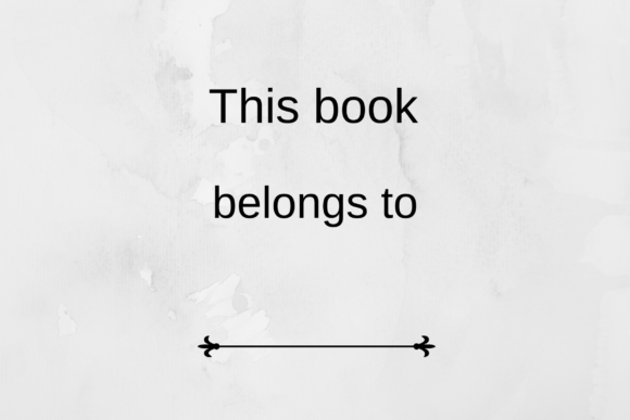 Download Plain Simple This Book Belongs to Pages - Book Collection