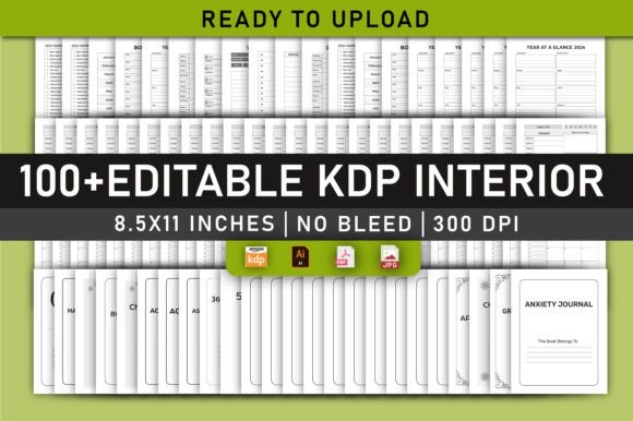 Download 100+ Editable KDP Interior - Premium Resources
