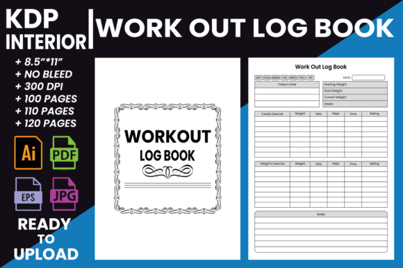 Download Workout Log Book | KDP Interior - Book Collection