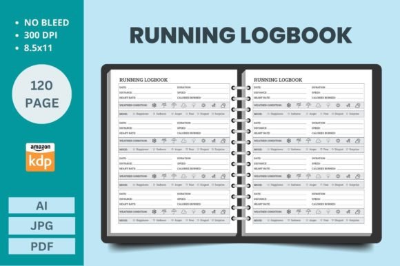 Download Running Logbook KDP Interior - Book Collection