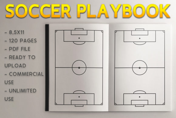 Download Soccer Playbook | KDP Template - Book Collection