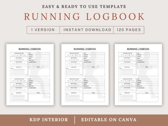 Download Running Log Book KDP Interiors - Book Collection