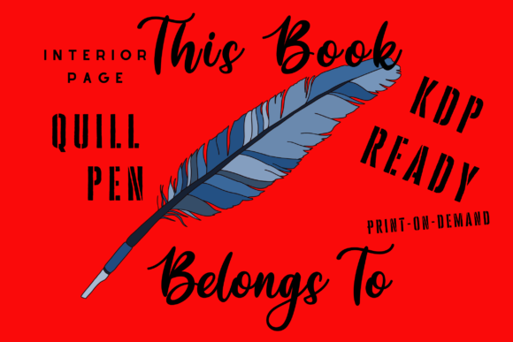 Download Quill Pen This Book Belongs to - Book Collection