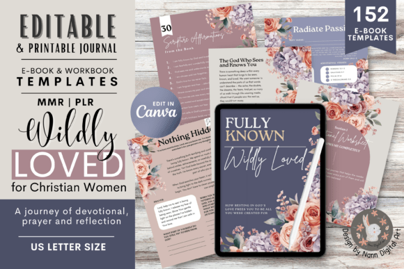 Download Devotional Journal Canva Ebook Templates - Book Collection