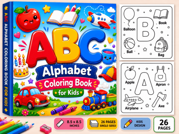 Download ABC Alphabet Coloring Pages for Kids - Kids Collection