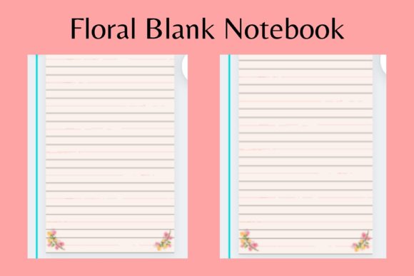 Download Blank Floral Notebook Interior - Book Collection